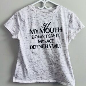 💥2/$33💥 Graphic White T-Shirt